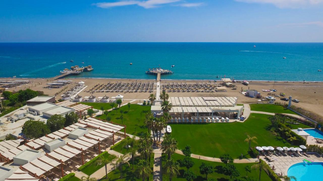Baia Lara Hotel Antália Exterior foto Aerial view of the beach
